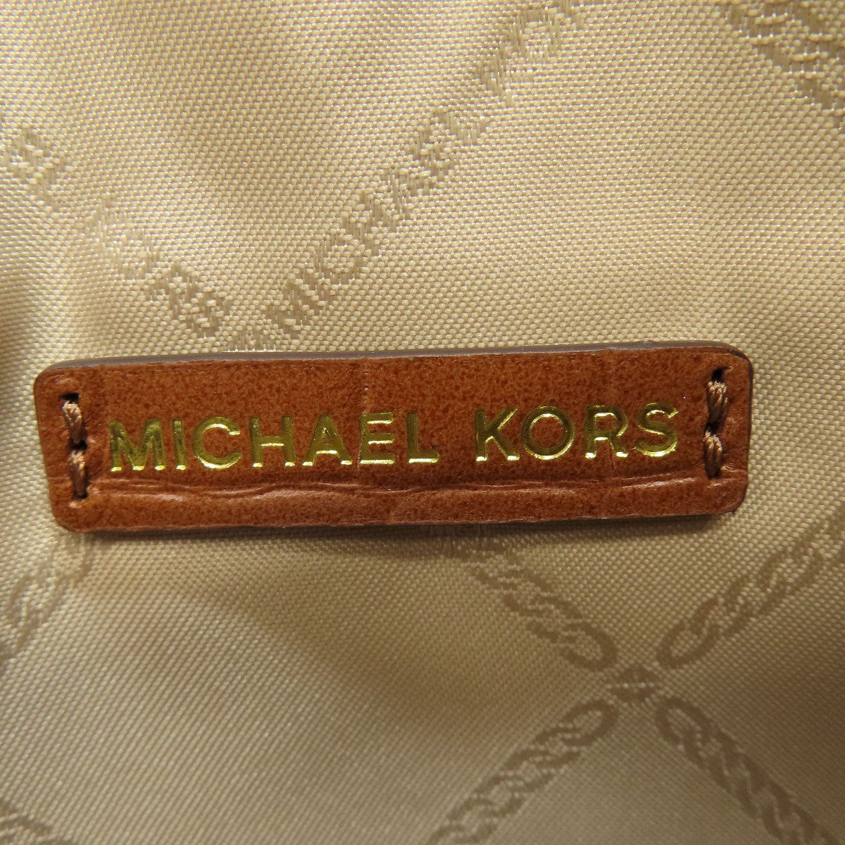Michael Kors マイケルコース MKシグネチャー トートバッグ PVC レディース 中古