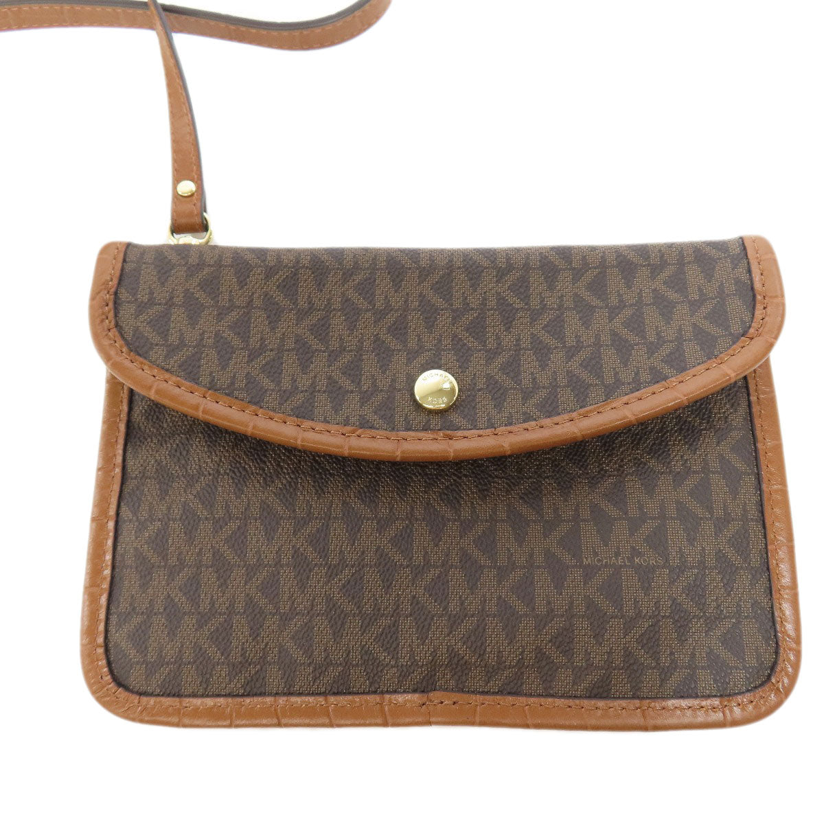 Michael Kors マイケルコース MKシグネチャー トートバッグ PVC レディース 中古