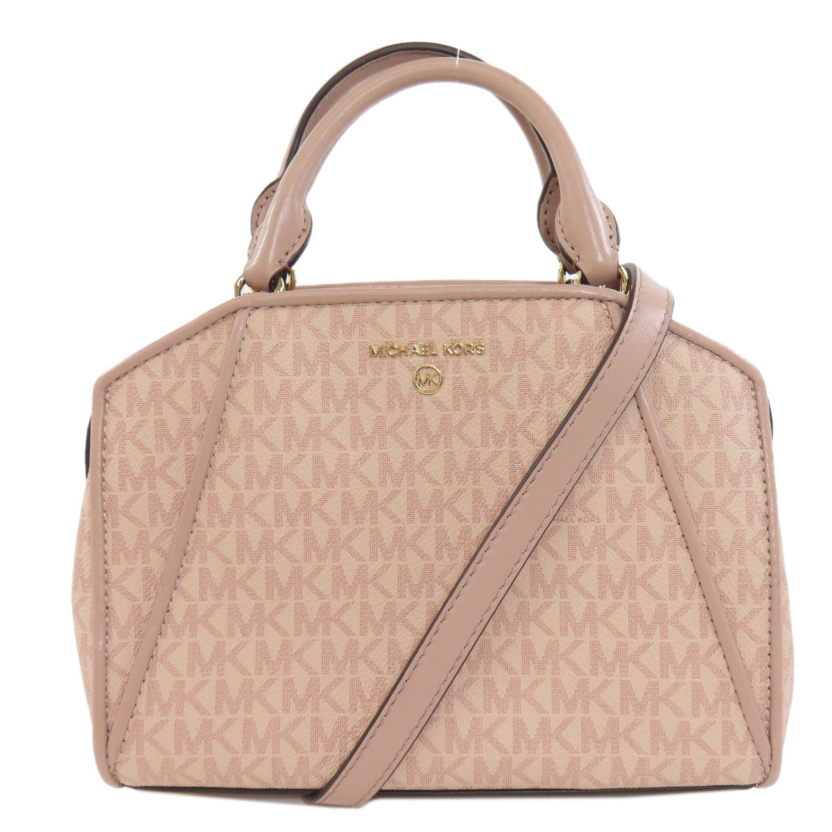 Michael Kors マイケルコース MKシグネチャー 2WAY ハンドバッグ PVC レディース 中古