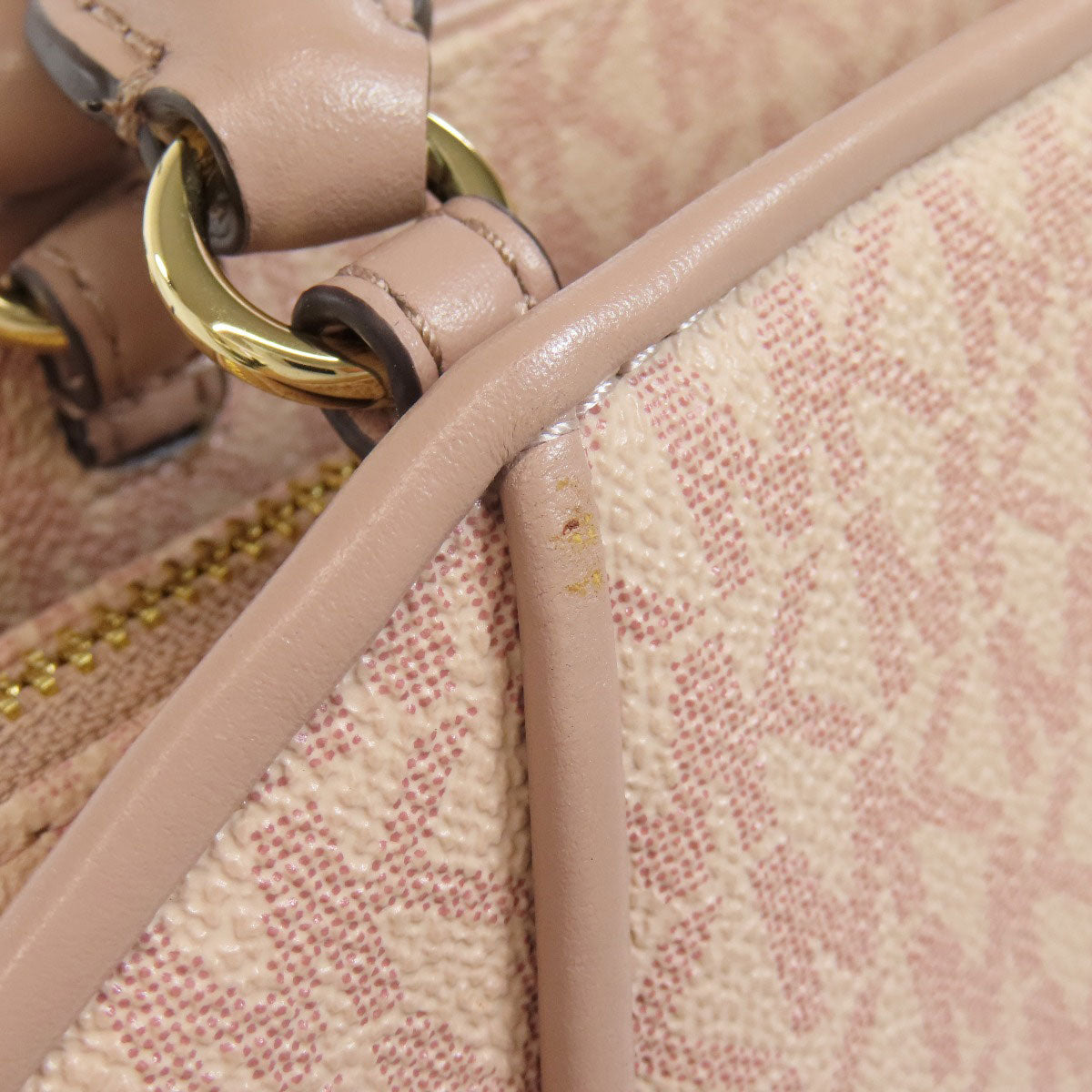 Michael Kors マイケルコース MKシグネチャー 2WAY ハンドバッグ PVC レディース 中古
