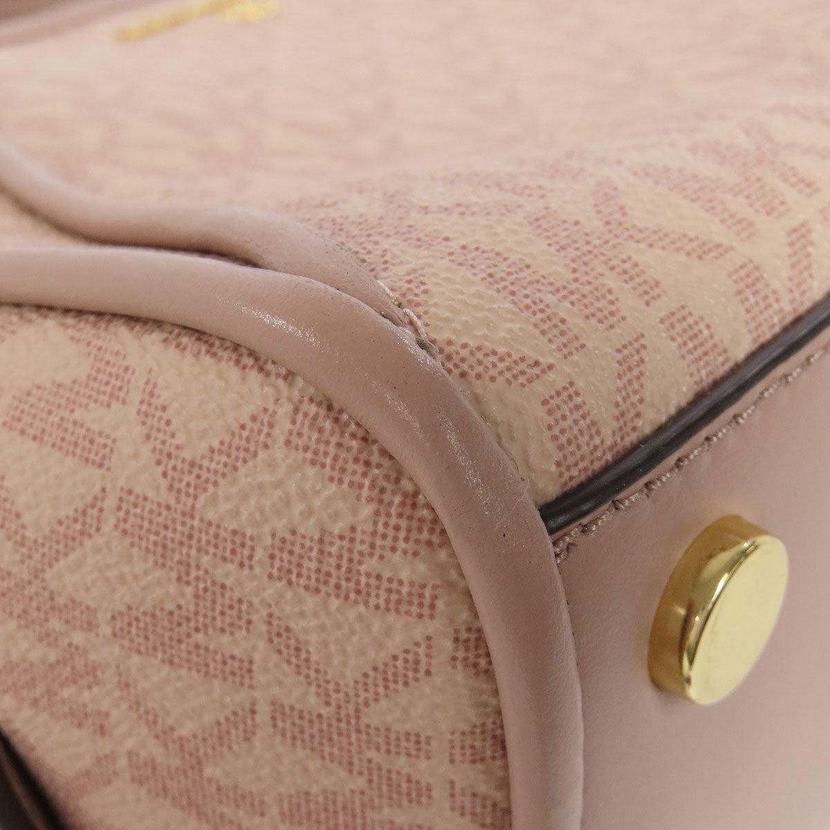 Michael Kors マイケルコース MKシグネチャー 2WAY ハンドバッグ PVC レディース 中古