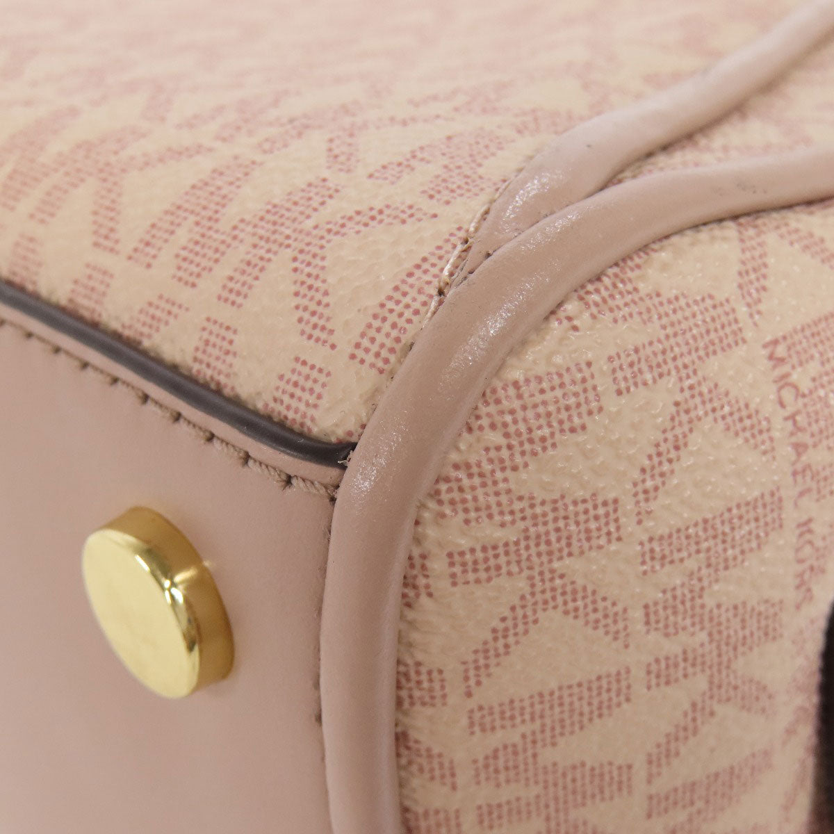 Michael Kors マイケルコース MKシグネチャー 2WAY ハンドバッグ PVC レディース 中古