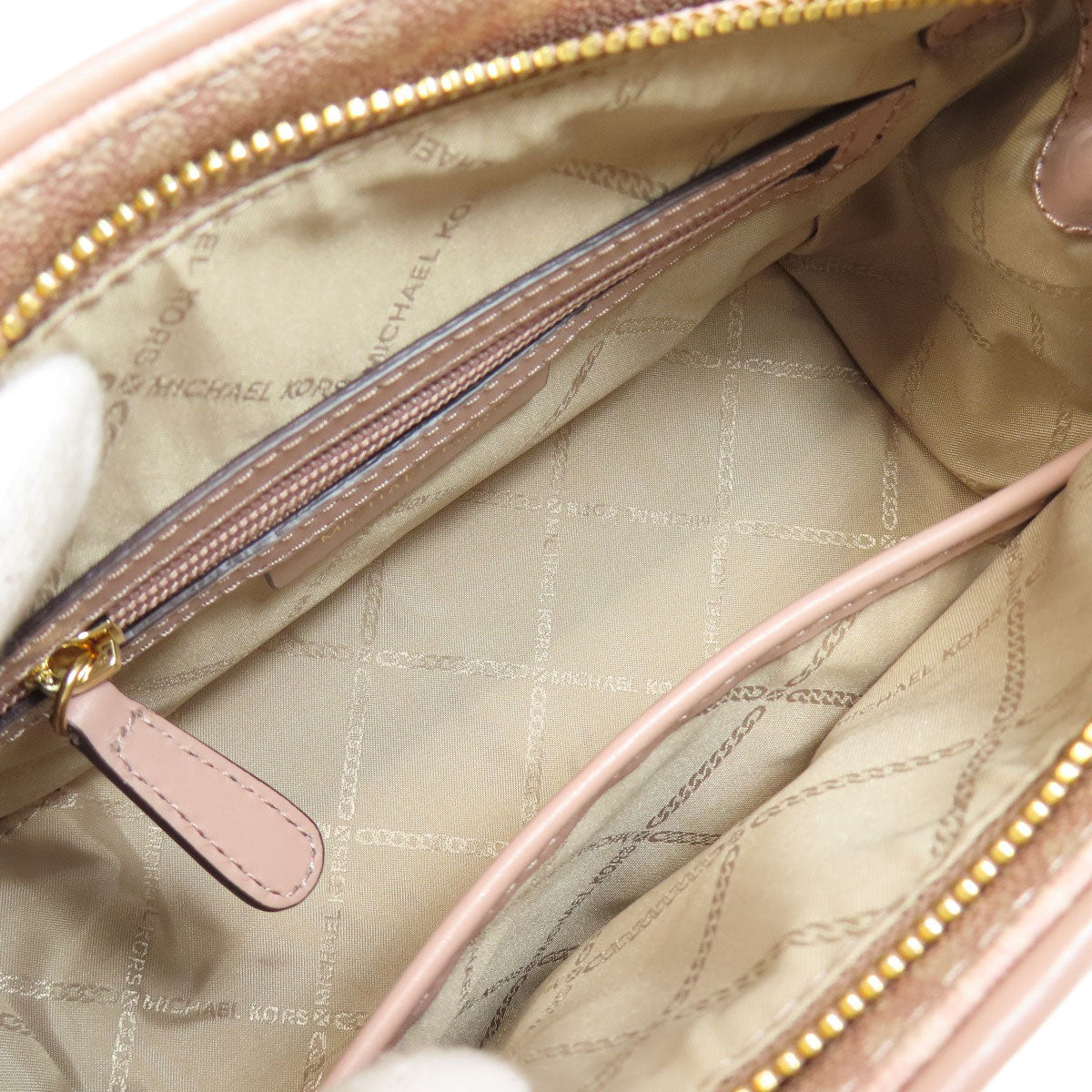 Michael Kors マイケルコース MKシグネチャー 2WAY ハンドバッグ PVC レディース 中古