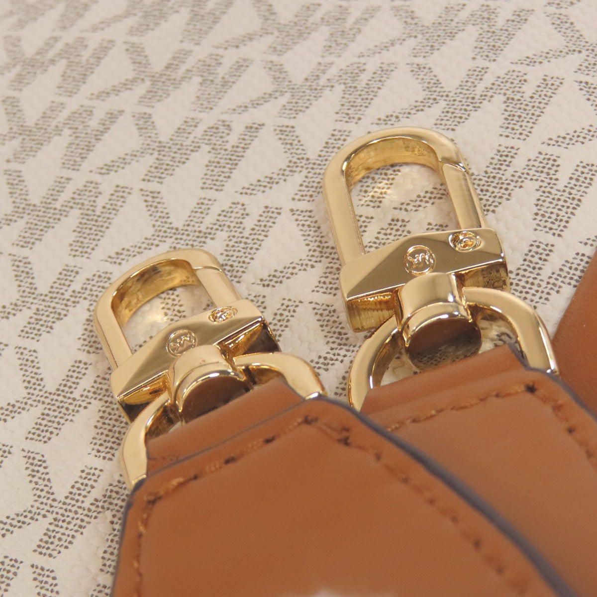 Michael Kors マイケルコース MKシグネチャー 2WAY トートバッグ PVC レディース 中古
