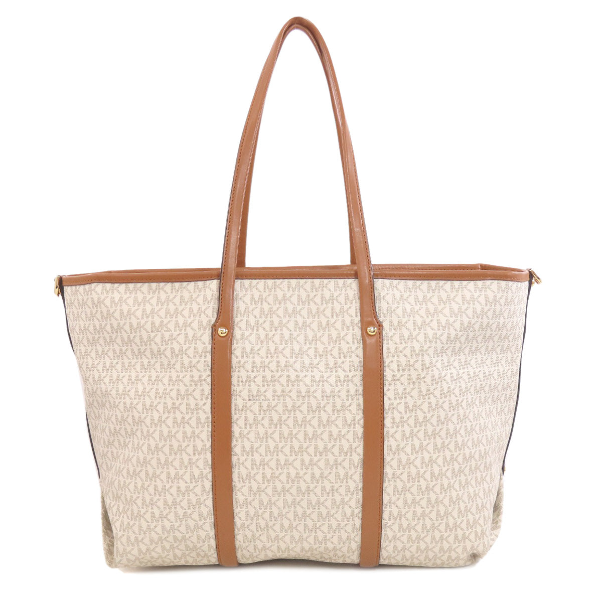 Michael Kors マイケルコース MKシグネチャー 2WAY トートバッグ PVC レディース 中古