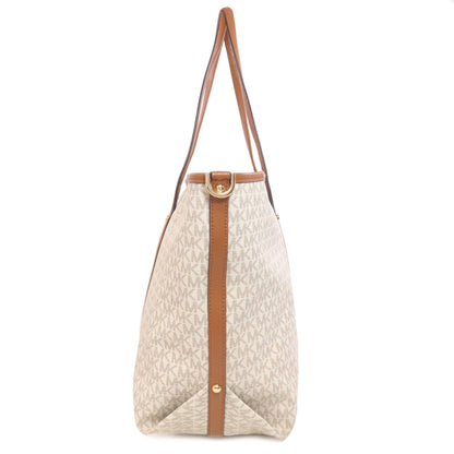 Michael Kors マイケルコース MKシグネチャー 2WAY トートバッグ PVC レディース 中古