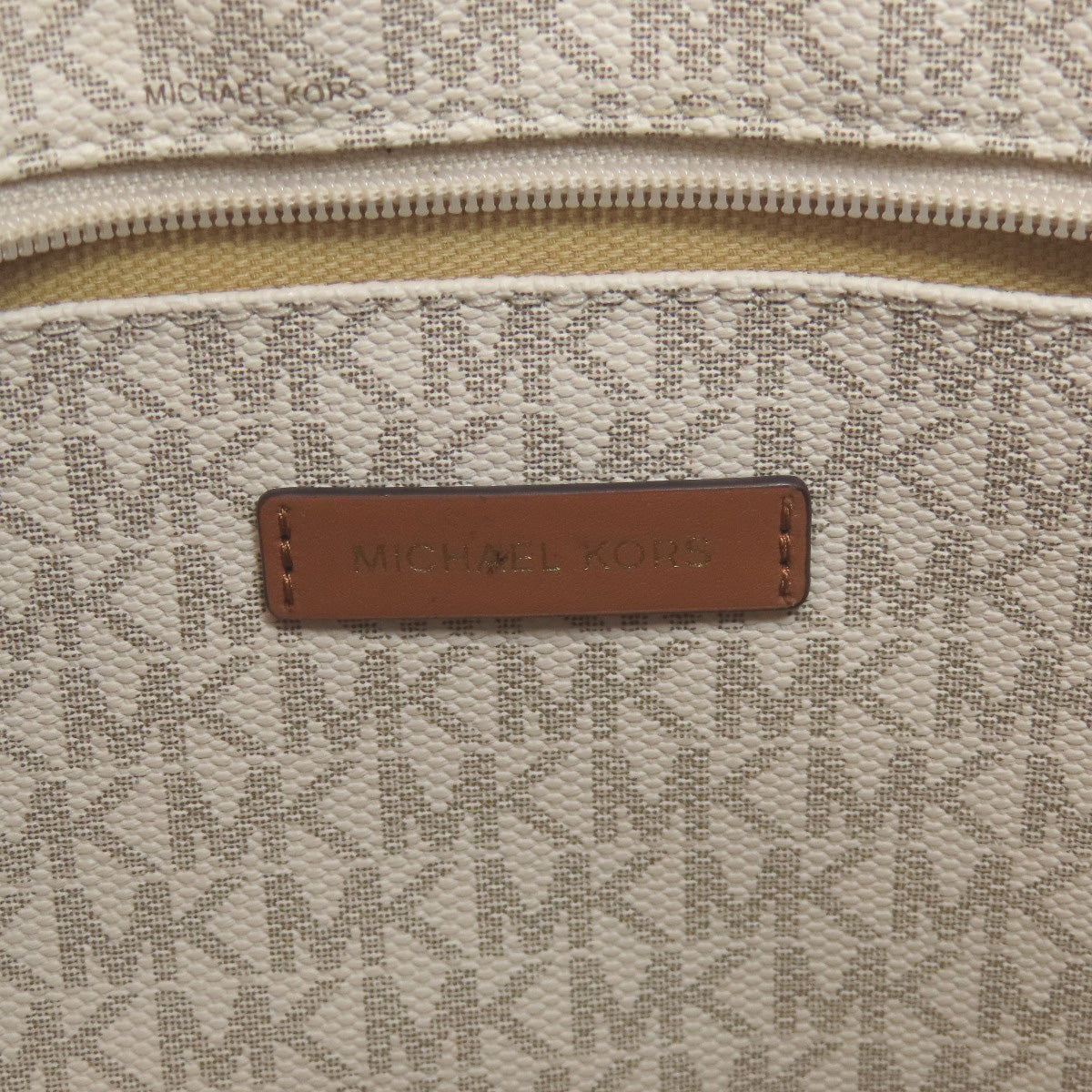 Michael Kors マイケルコース MKシグネチャー 2WAY トートバッグ PVC レディース 中古