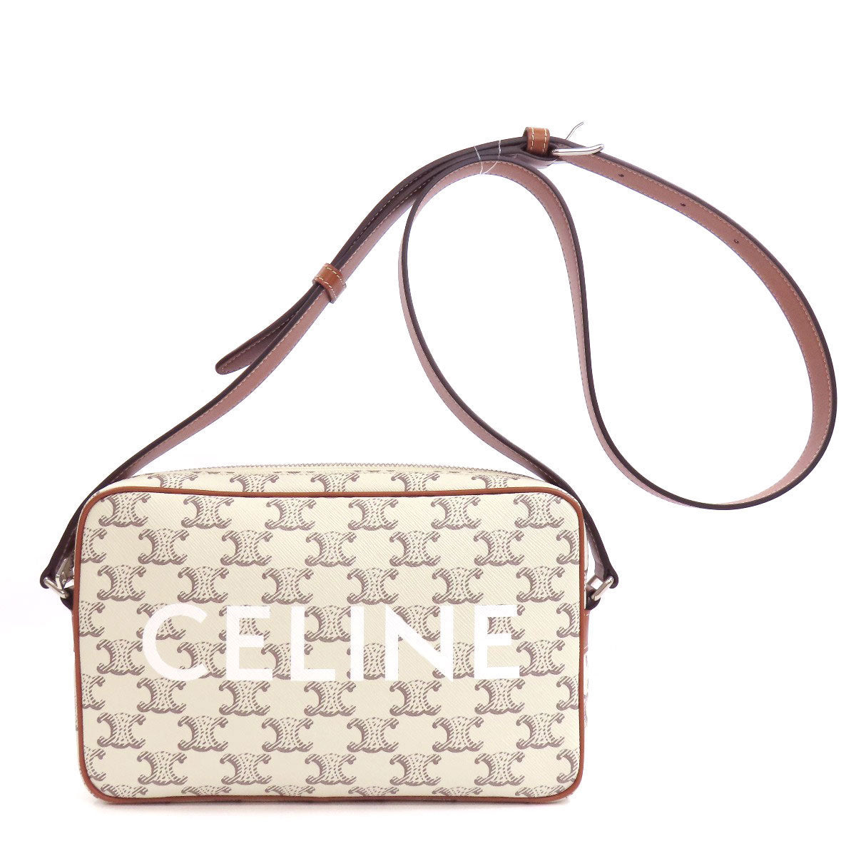 CELINE セリーヌ トリオンフ ショルダーバッグ PVC レディース 中古
