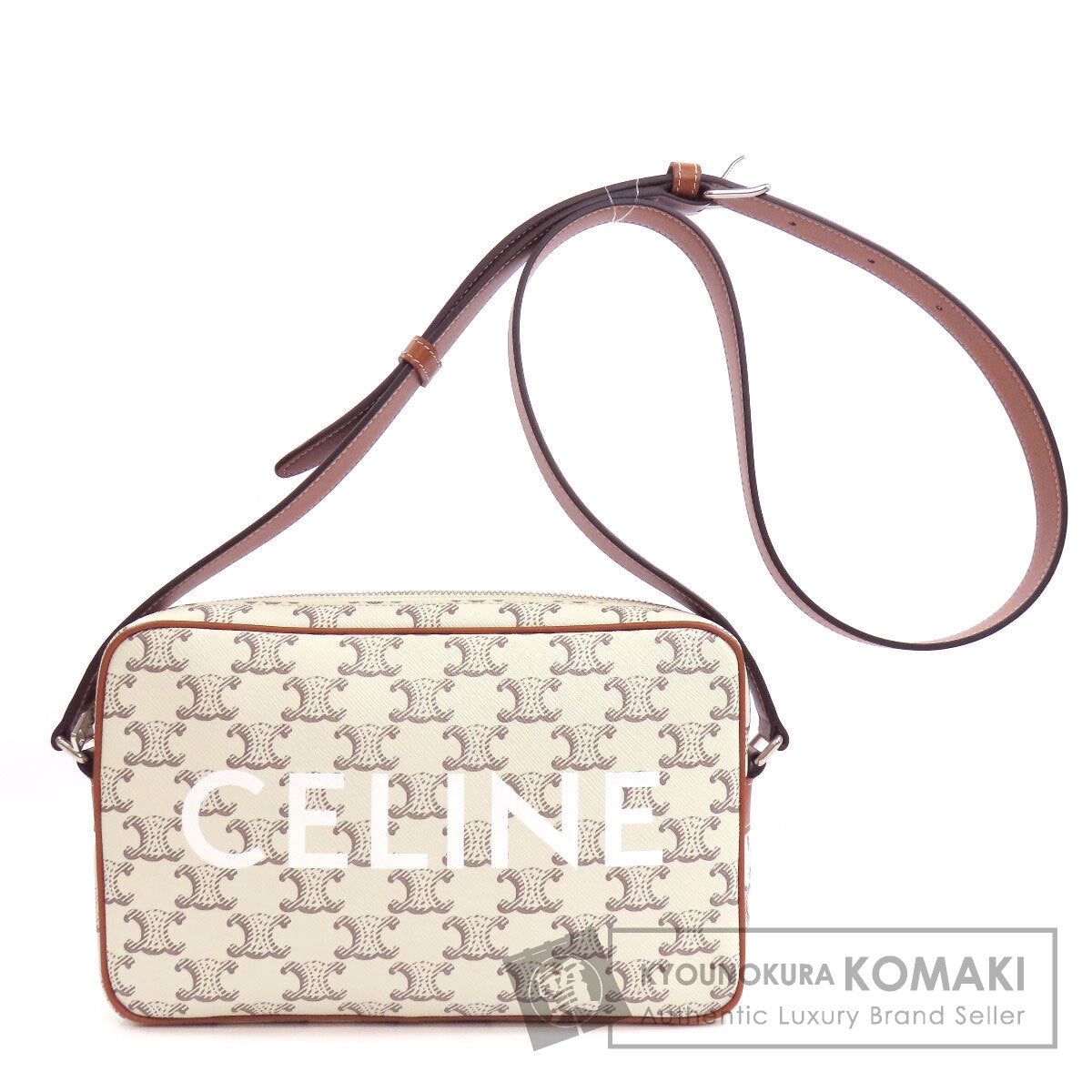CELINE セリーヌ トリオンフ ショルダーバッグ PVC レディース 中古