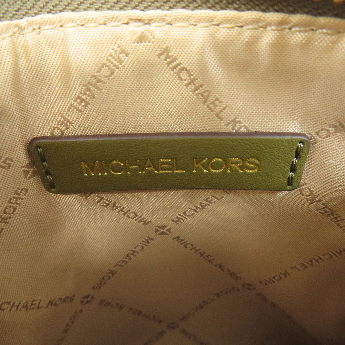 Michael Kors マイケルコース MKシグネチャー 2WAY ハンドバッグ PVC レディース 中古