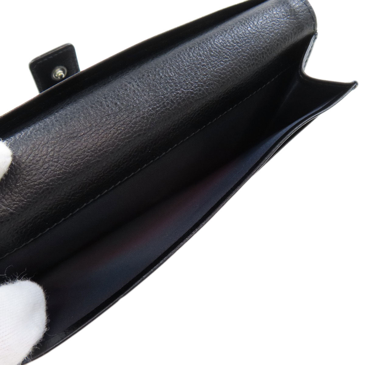 CHRISTIAN DIOR クリスチャンディオール トロッター柄 長財布（小銭入れあり） デニム レディース 中古