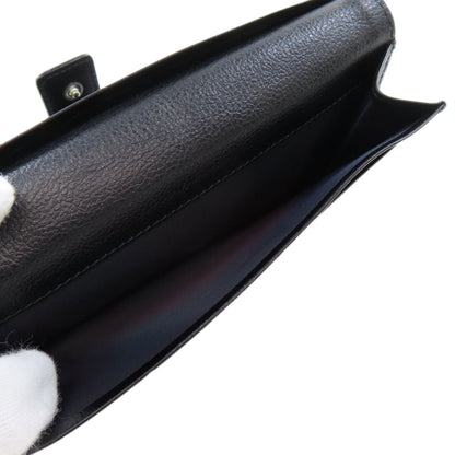 CHRISTIAN DIOR クリスチャンディオール トロッター柄 長財布（小銭入れあり） デニム レディース 中古