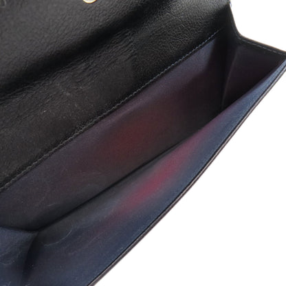 CHRISTIAN DIOR クリスチャンディオール トロッター柄 長財布（小銭入れあり） デニム レディース 中古