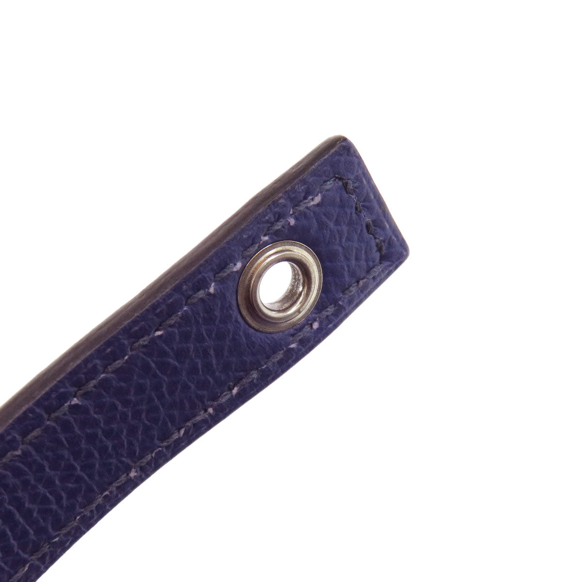 HERMES エルメス ピコタンロックPM ブルーアンクル トレサージュ シルバー金具 ハンドバッグ エプソン レディース 中古