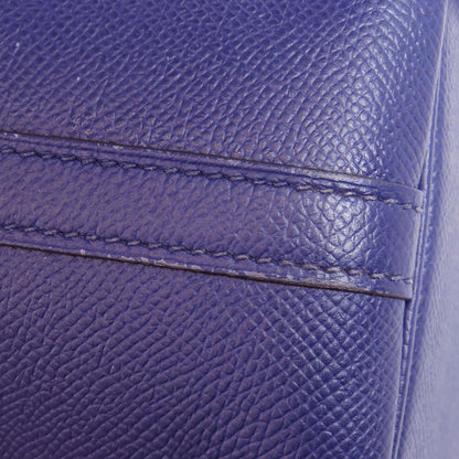 HERMES エルメス ピコタンロックPM ブルーアンクル トレサージュ シルバー金具 ハンドバッグ エプソン レディース 中古