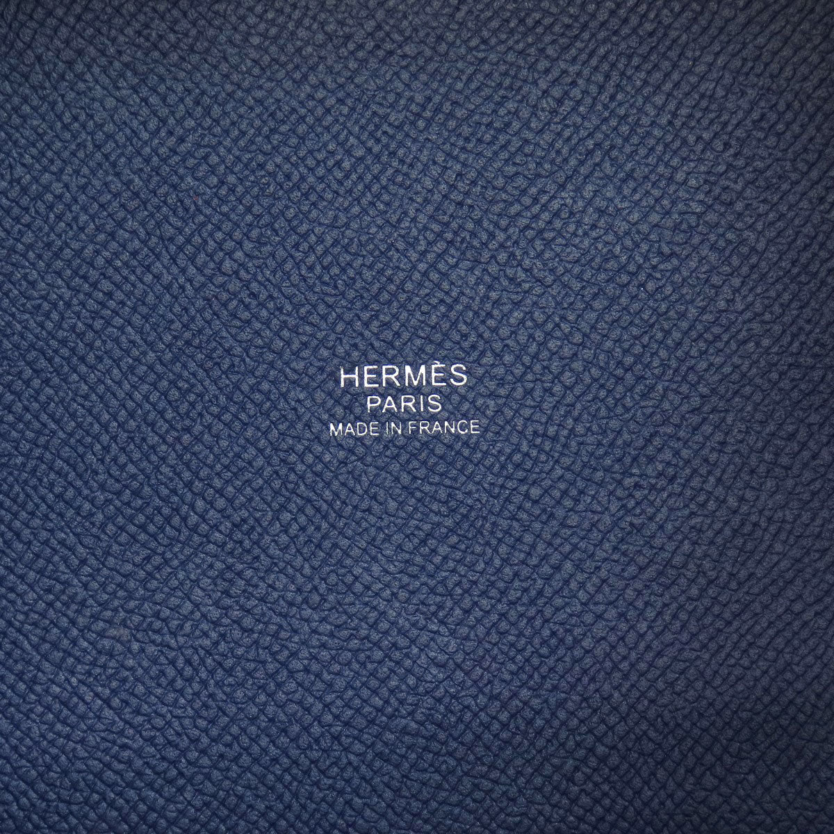 HERMES エルメス ピコタンロックPM ブルーアンクル トレサージュ シルバー金具 ハンドバッグ エプソン レディース 中古