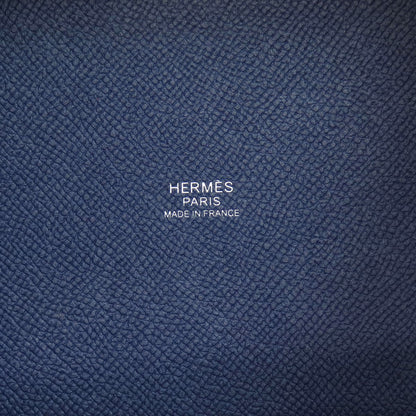 HERMES エルメス ピコタンロックPM ブルーアンクル トレサージュ シルバー金具 ハンドバッグ エプソン レディース 中古