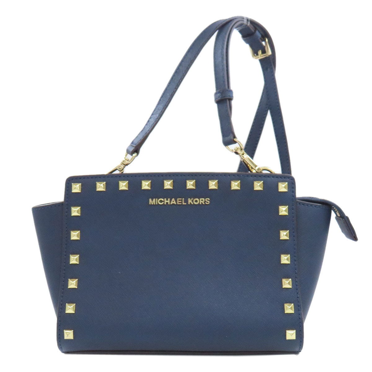 Michael Kors マイケルコース スタッズ ショルダーバッグ PVC レディース 中古