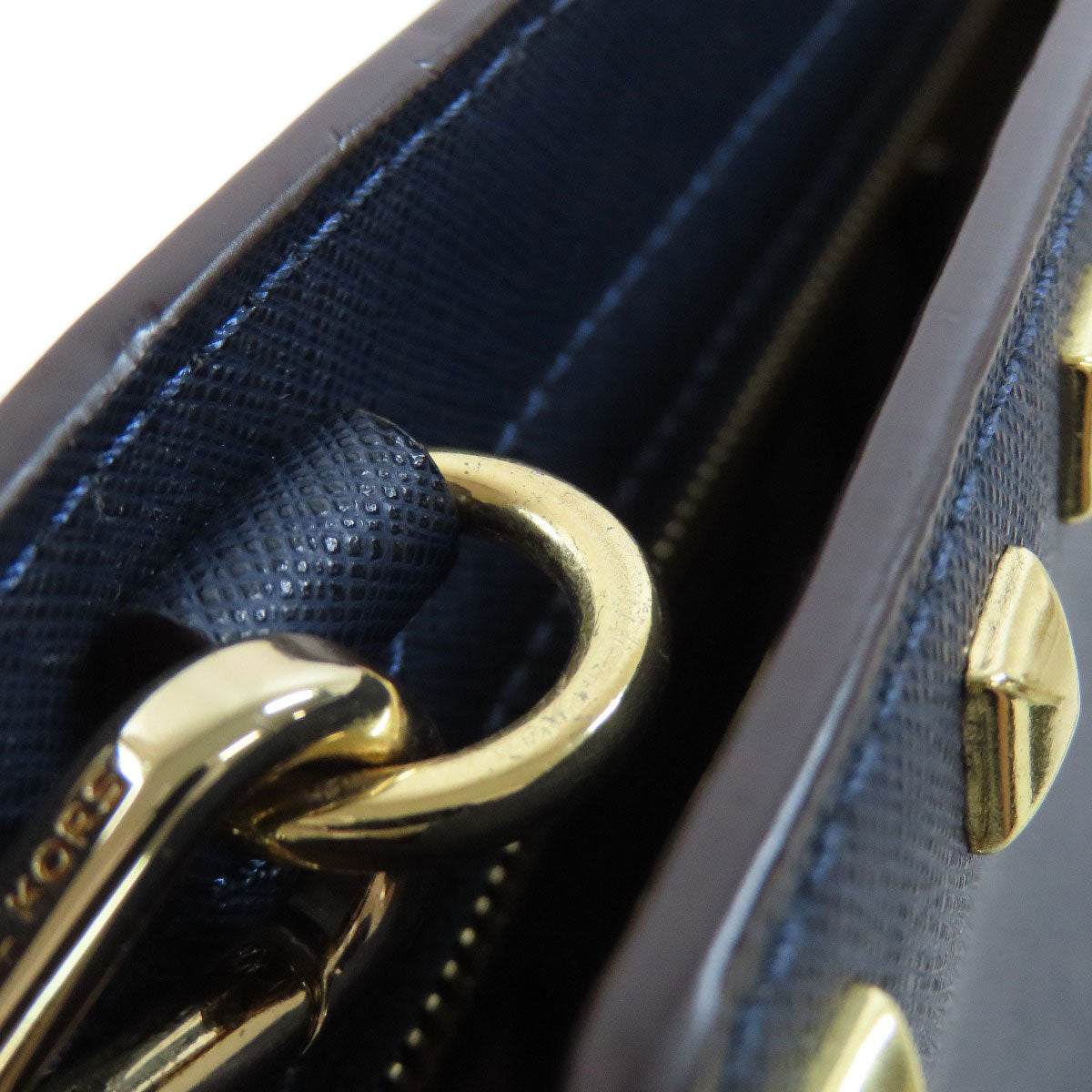 Michael Kors マイケルコース スタッズ ショルダーバッグ PVC レディース 中古