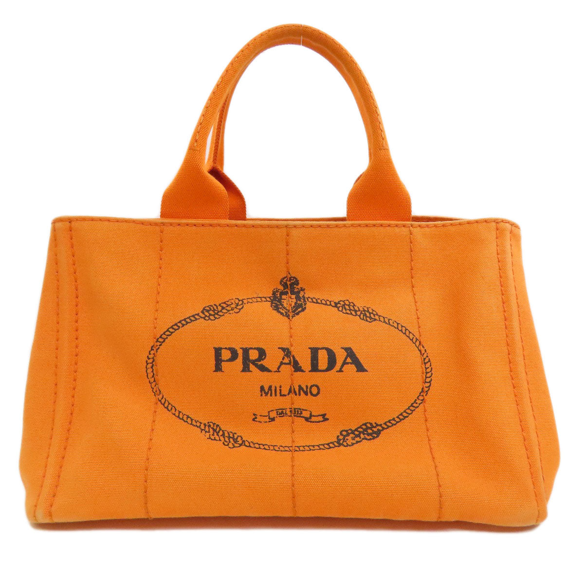 PRADA プラダ カナパ ハンドバッグ キャンバス レディース 中古