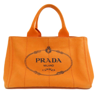 PRADA プラダ カナパ ハンドバッグ キャンバス レディース 中古