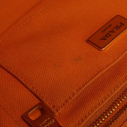 PRADA プラダ カナパ ハンドバッグ キャンバス レディース 中古