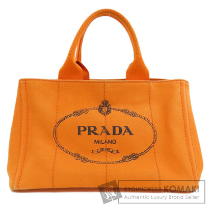 PRADA プラダ カナパ ハンドバッグ キャンバス レディース 中古