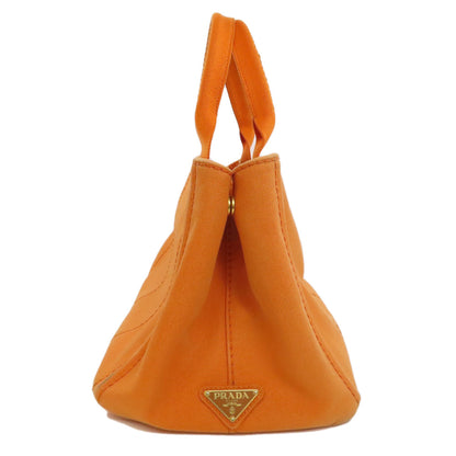PRADA プラダ カナパ ハンドバッグ キャンバス レディース 中古