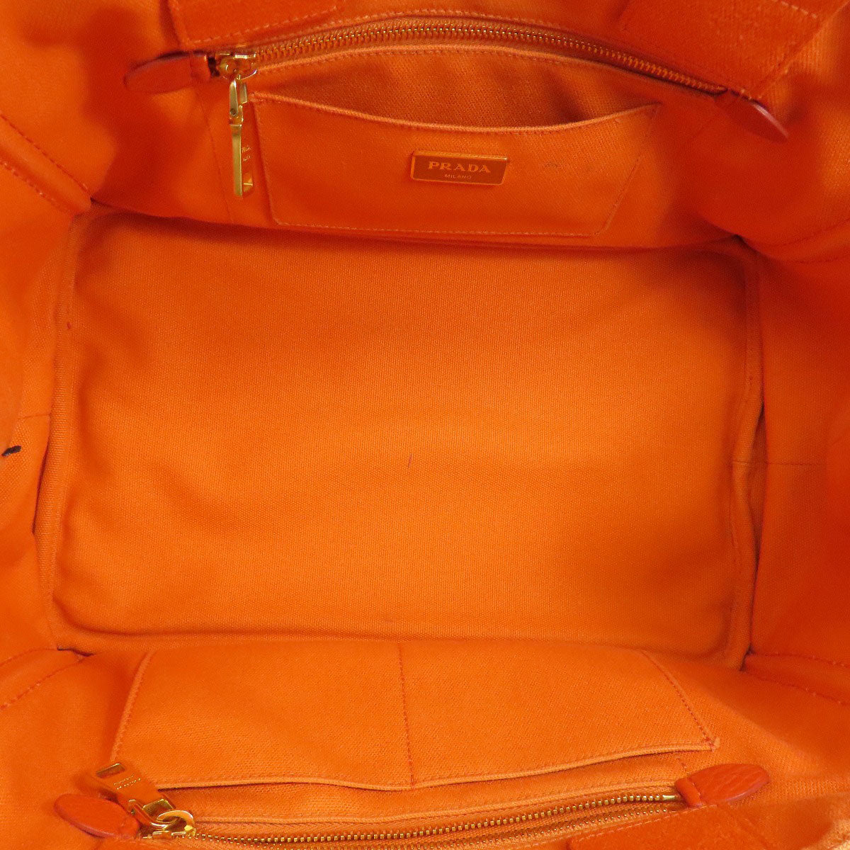 PRADA プラダ カナパ ハンドバッグ キャンバス レディース 中古
