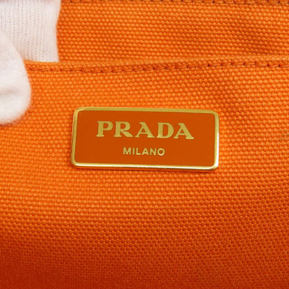 PRADA プラダ カナパ ハンドバッグ キャンバス レディース 中古
