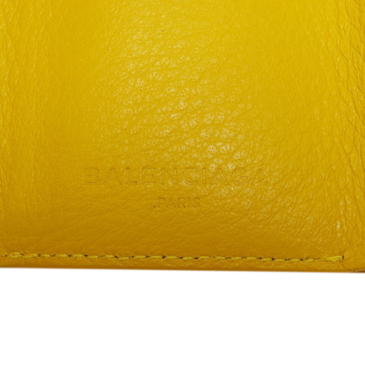 BALENCIAGA バレンシアガ 391446 ペーパー ミニウォレット 二つ折り財布（小銭入れあり） レザー レディース 中古