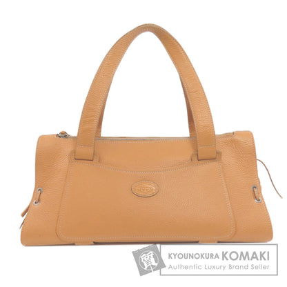 TODS トッズ ロゴ ハンドバッグ レザー レディース 中古