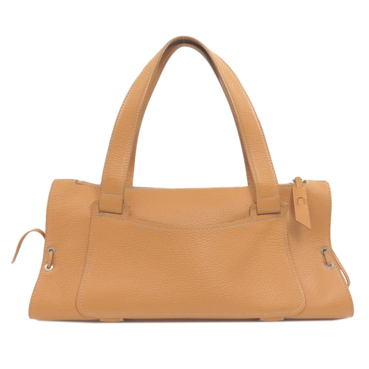 TODS トッズ ロゴ ハンドバッグ レザー レディース 中古