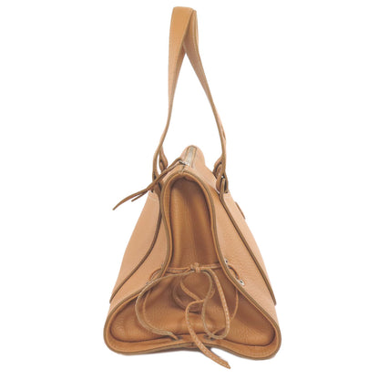 TODS トッズ ロゴ ハンドバッグ レザー レディース 中古