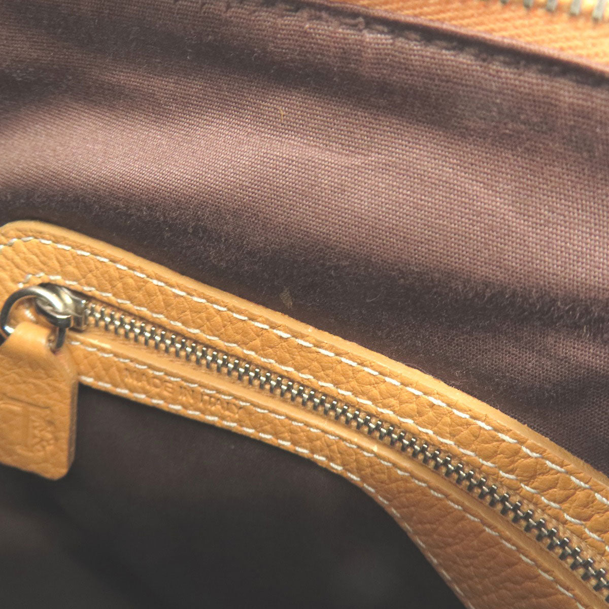 TODS トッズ ロゴ ハンドバッグ レザー レディース 中古