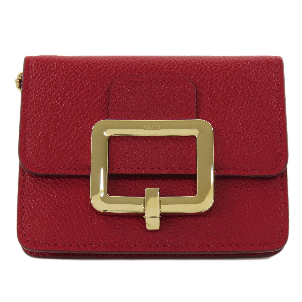 BALLY バリー ロゴ コインケース レザー レディース 中古