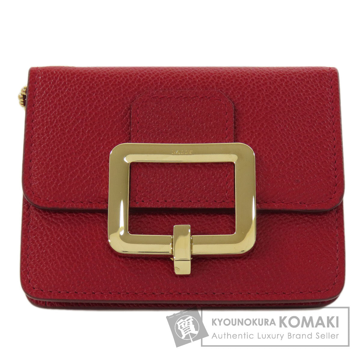 BALLY バリー ロゴ コインケース レザー レディース 中古