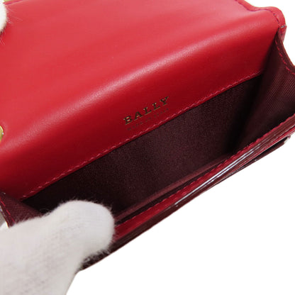 BALLY バリー ロゴ コインケース レザー レディース 中古