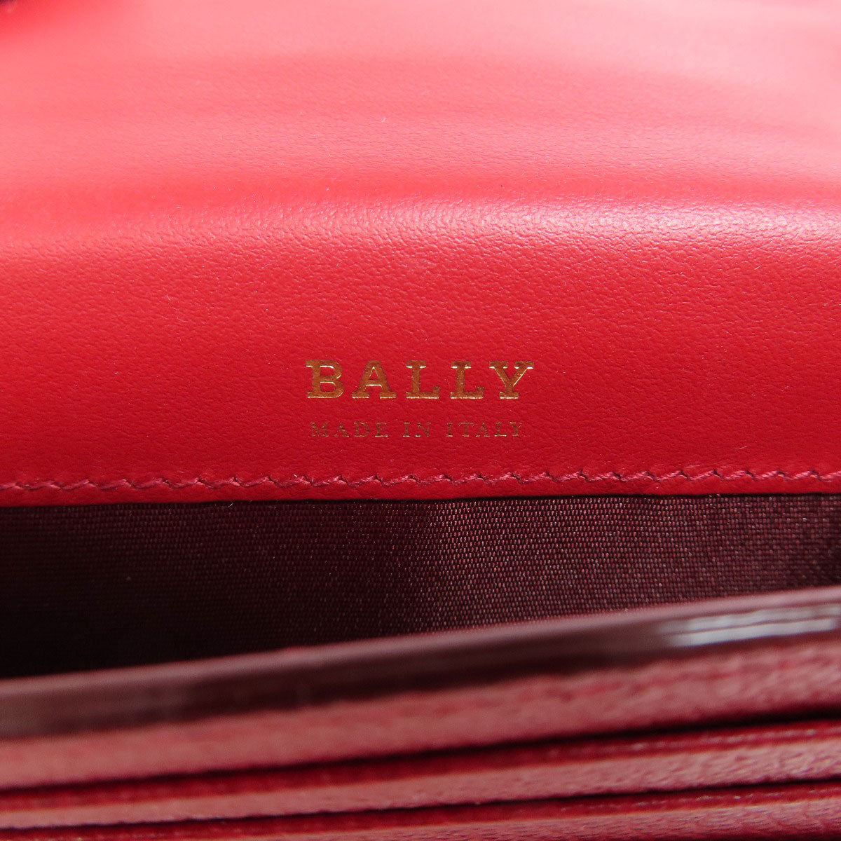 BALLY バリー ロゴ コインケース レザー レディース 中古