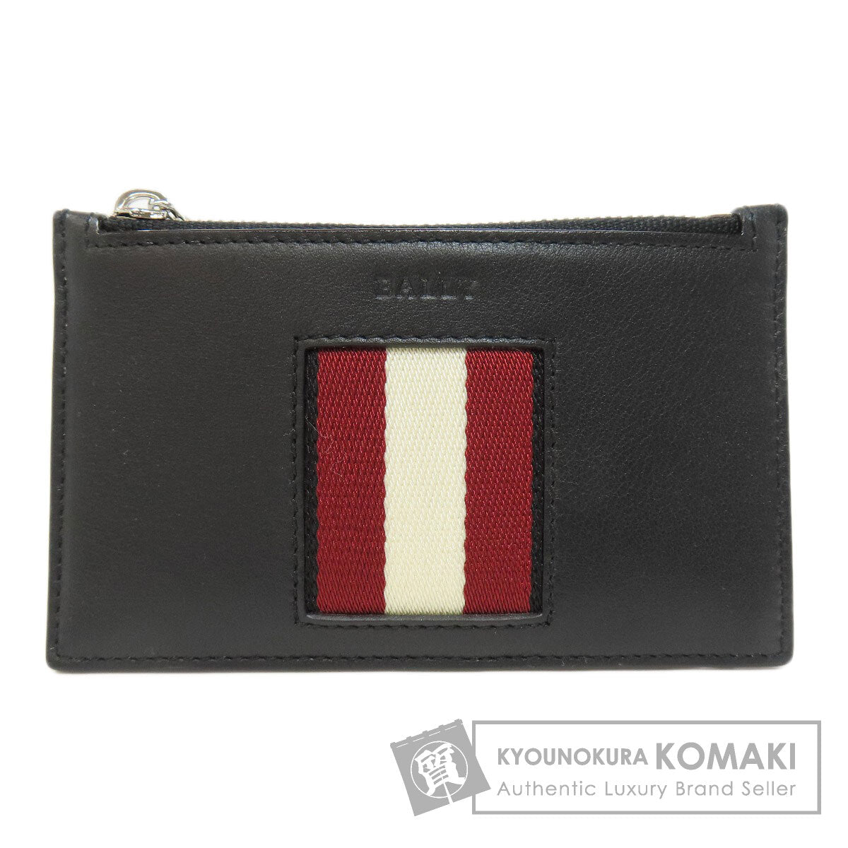 BALLY バリー バリーストライプ カードケース レザー レディース 中古