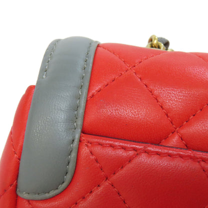 CHANEL シャネル チェーンショルダー ココマーク ゴールド金具 ショルダーバッグ ラムスキン レディース 中古