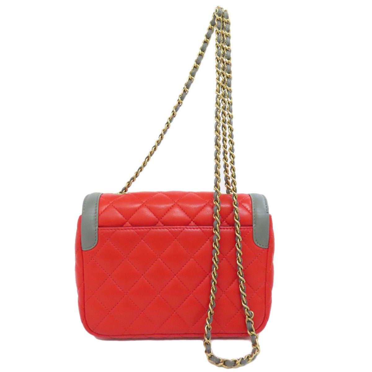 CHANEL シャネル チェーンショルダー ココマーク ゴールド金具 ショルダーバッグ ラムスキン レディース 中古