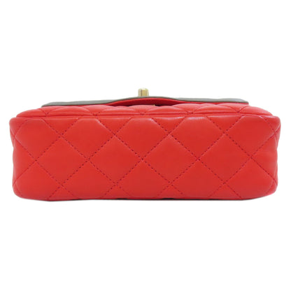 CHANEL シャネル チェーンショルダー ココマーク ゴールド金具 ショルダーバッグ ラムスキン レディース 中古