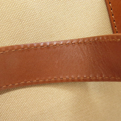 BURBERRY バーバリー ロゴ トートバッグ キャンバス レディース 中古
