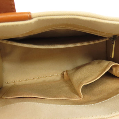 BURBERRY バーバリー ロゴ トートバッグ キャンバス レディース 中古