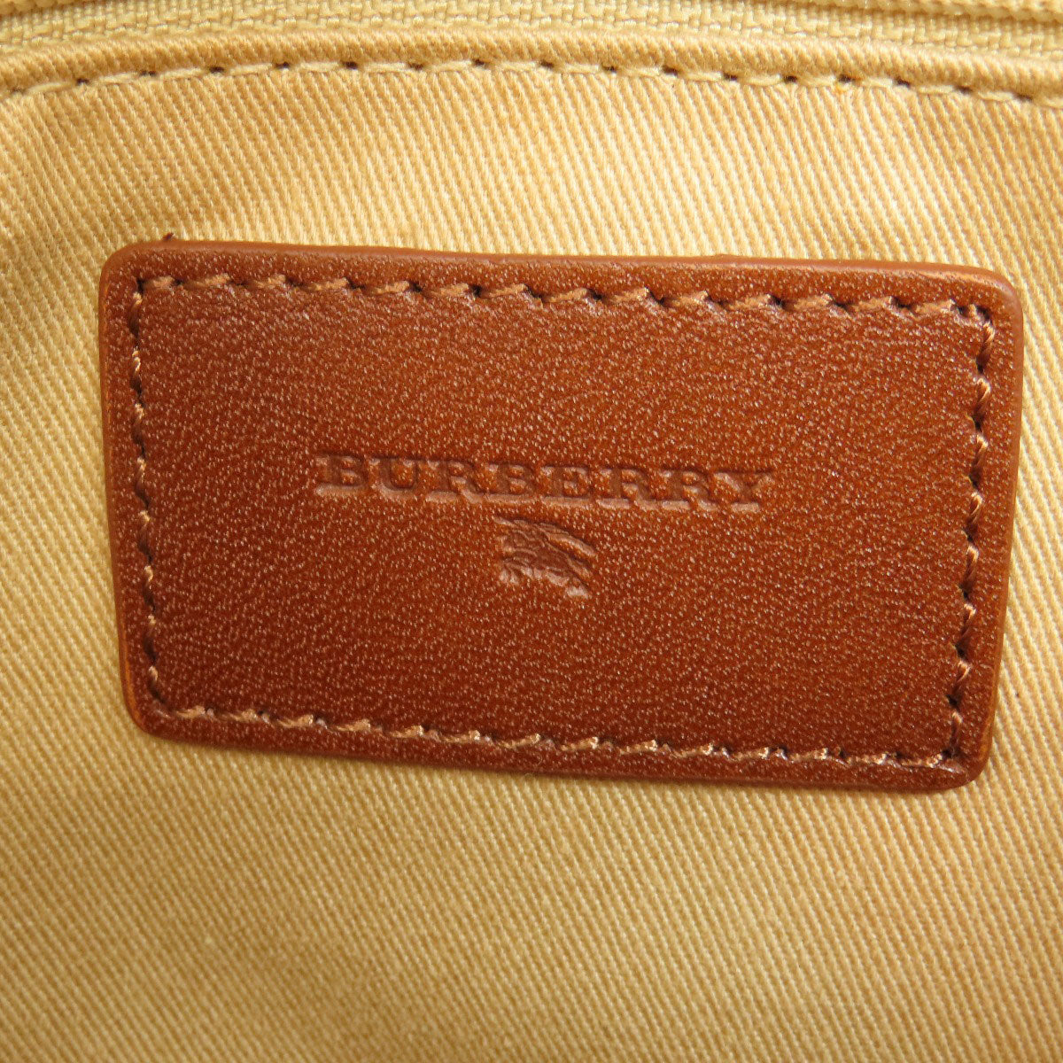 BURBERRY バーバリー ロゴ トートバッグ キャンバス レディース 中古