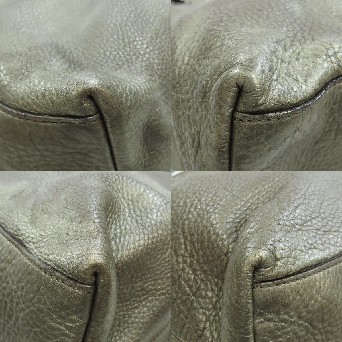 GUCCI グッチ 308982 ソーホー インターロッキングG トートバッグ レザー レディース 中古