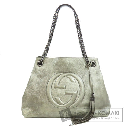 GUCCI グッチ 308982 ソーホー インターロッキングG トートバッグ レザー レディース 中古