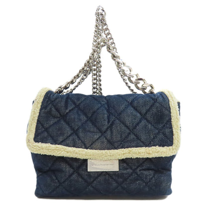 Stella McCartney ステラマッカートニー チェーンショルダー ハンドバッグ デニム レディース 中古