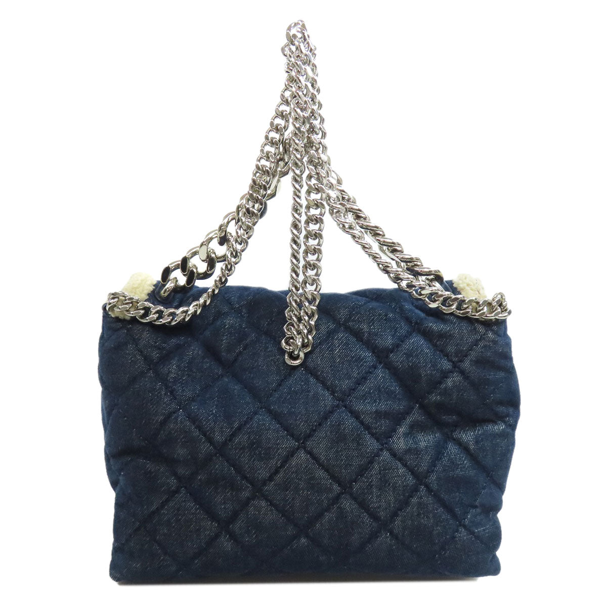Stella McCartney ステラマッカートニー チェーンショルダー ハンドバッグ デニム レディース 中古